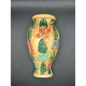 Vintage Wall Pocket Vase Urn - 6" Tall - Made in Japan Decorative Collectible